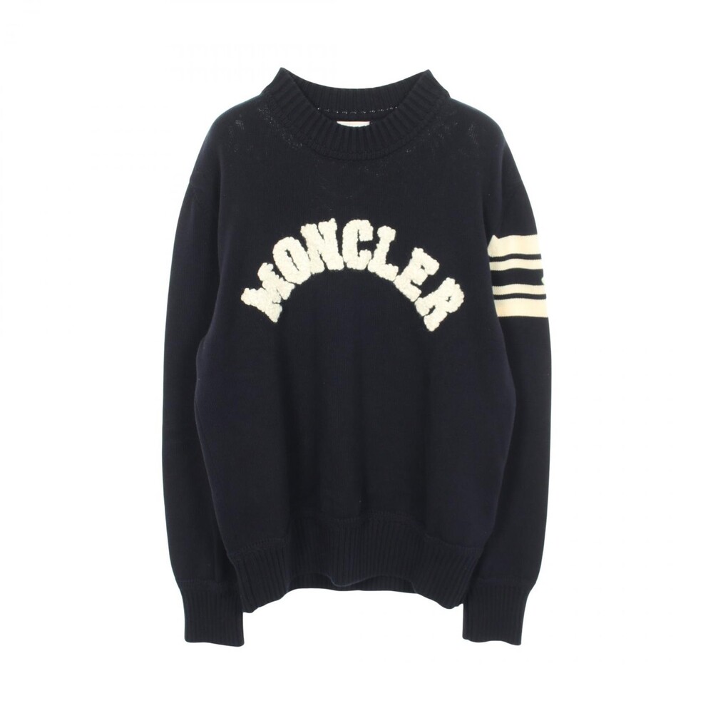 Moncler Logo Knitwear Sweatshirt Cotton #350109M62B